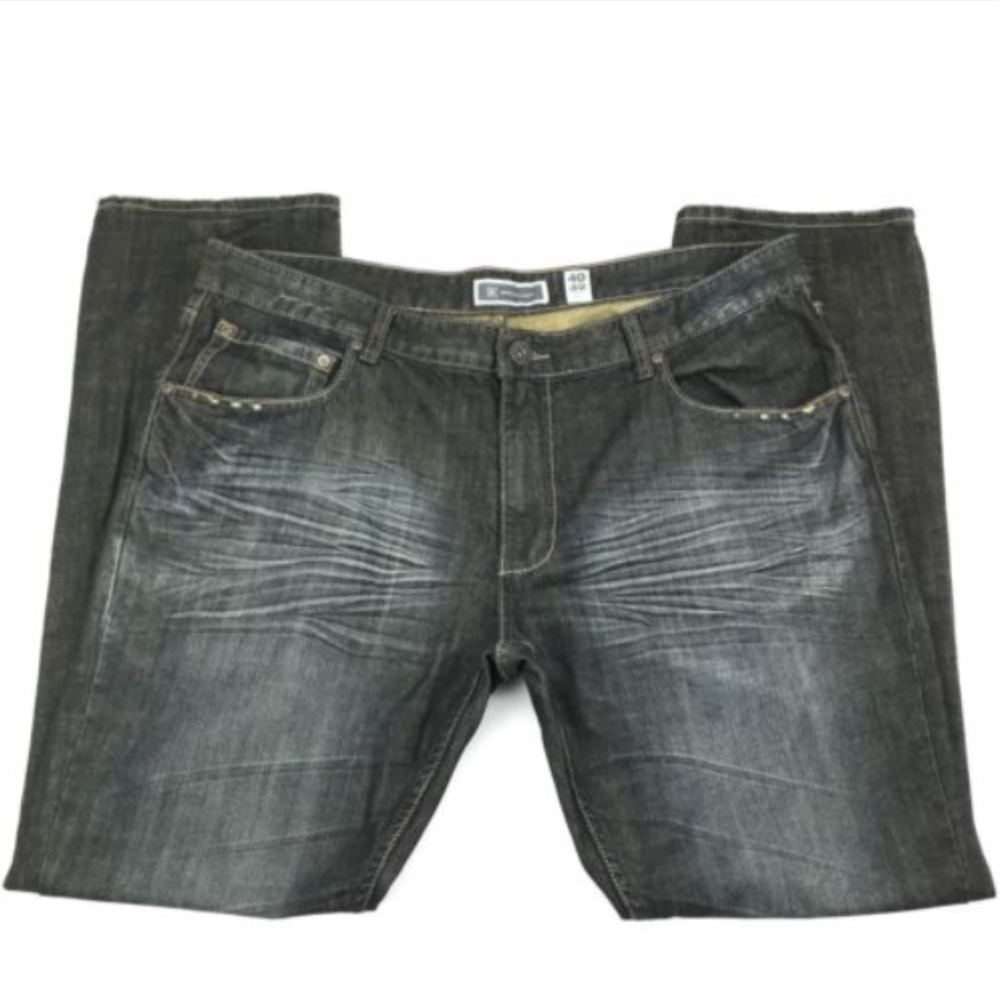 I.N.C International Mens Jeans Size 40 X 32 Black